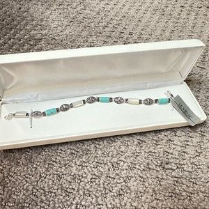 Swarovski crystal and marcasite bracelet 7 inches NWT